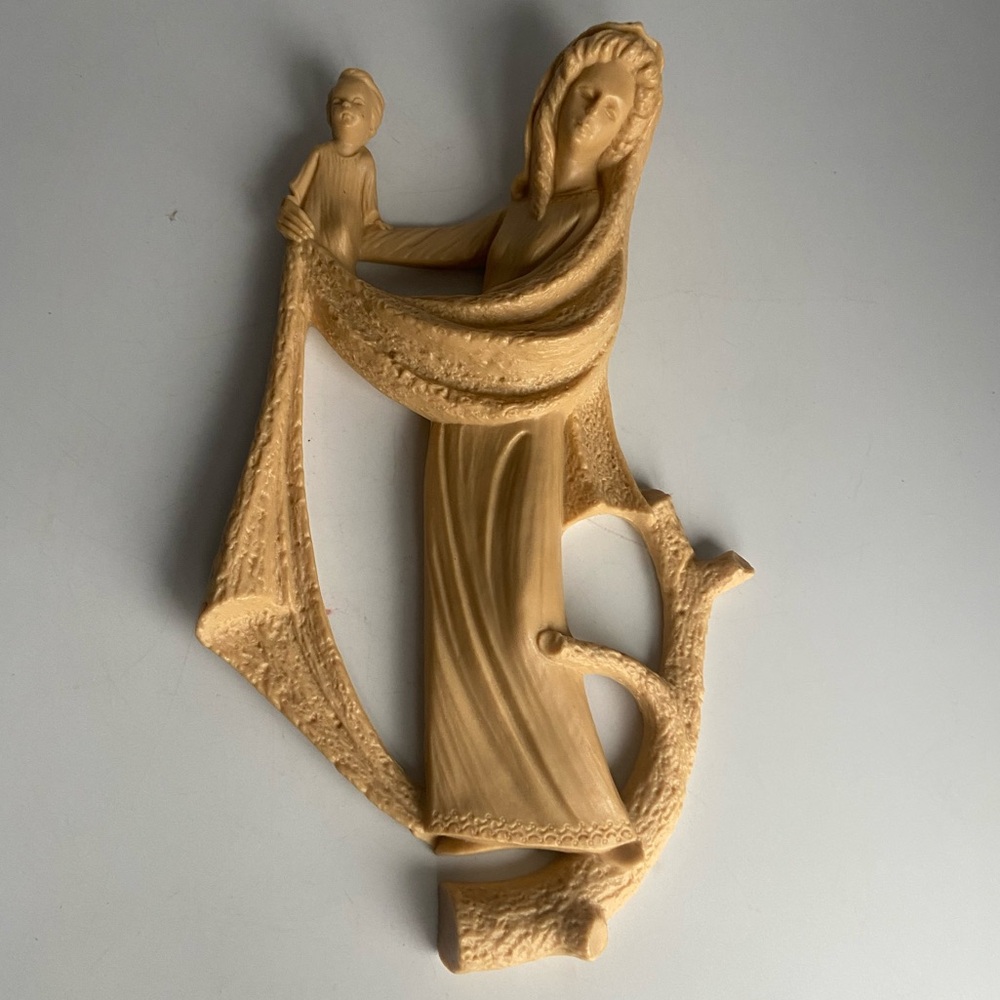 Madonna and Child Mid Century Wall Hanging